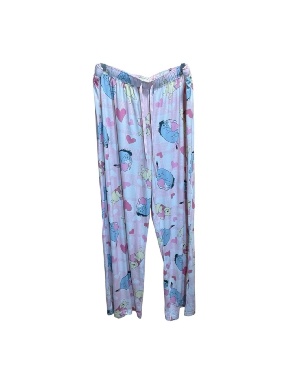 Disney Winnie the Pooh & Eeyore Women's Pajama Lounge Pants Pink Size 1X NWT
